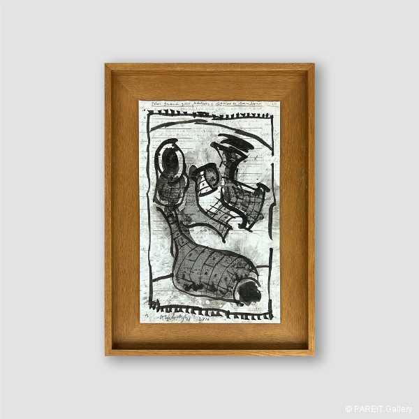 ALECHINSKY Pierre - Plus grand que nature: racine de bambou 